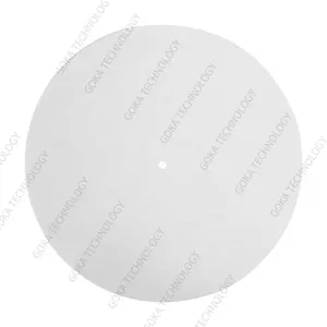 Plak çalar hifi pikap mat dj slipmats 12 "lp vinil kayıt kayma mat ile özel baskılı Logo marka