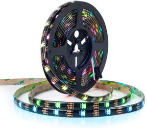 Chất lượng cao RGB ánh sáng ws2812b LED Strip ws2811 DC12V 5V 24V 10 mét địa chỉ pixel Led điều khiển ánh sáng thông minh lập trình - Product Image 4