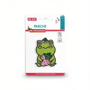 Patch thermocollant Ilan Parche Frog Design 6cm X 4.5cm pour vêtements - Product Image 2