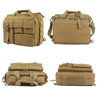 Sacoche tactique multifonction pour ordinateur portable, sac à main à bandoulière en Polyester 600D unisexe pour 7 jours, sac quotidien à fermeture éclair