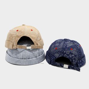 Women's Artistic Retro Paisley Baseball Cap Cashew Flower Brimless Men's Outdoor Street Personalized Docker <b>Hats</b> - Product Image 2