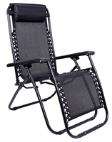 Chaise longue de jardin pliable moderne et portable, réglable, à gravité zéro, pour l'extérieur, promotionnelle