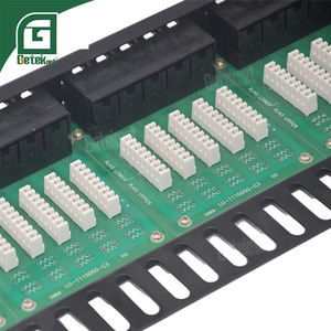 แผงแพทช์โทรศัพท์แบบ UTP ขนาด 1U 19 นิ้ว CAT3 <span class=keywords><strong>CAT</strong></span> <span class=keywords><strong>3</strong></span> สำหรับการสื่อสารด้วยเสียง ยี่ห้อ GETEKnet รับผลิตแบบ OEM และ ODM - Product Image 4