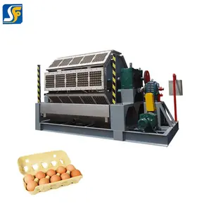 Paper Pulp Making Waste Paper Recycle Used Egg Tray Machine Small Automatic Production Line