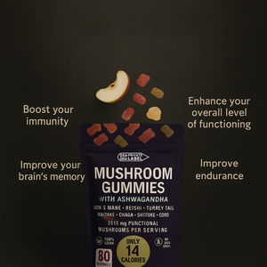 Complément alimentaire en gommes nootropiques aux champignons biologiques, marque privée OEM, pour adultes, stimulant cérébral, améliorant la mémoire et l'énergie - Product Image 4