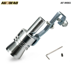 AUTOFAB-Universal de sonido Turbo silenciador de escape silbato en tubo/Falso golpe-BOV simulador Whistler Tamaño XL AF-W003 - Product Image 2