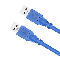 Cable de extensión USB 3,0 USB 2,0 de alta calidad Cable de línea macho M/M tipo tamaños 0,3 M/0,5 M/1M/1,5 M/1,8 M/3M Cámara ordenador trenza
