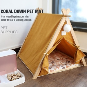 Tappetino per Animali Domestici in Cotone Morbido e Lavabile, Lussuoso e Confortevole, per Viaggi e Riposo, Vendita all'Ingrosso - Product Image 5