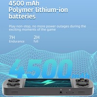 Nouveauté Anbernic RG405M Console de jeu portable Android 12 avec écran tactile de 4 pouces, joystick à effet Hall intégré, compatible PS2, PS1, N64
