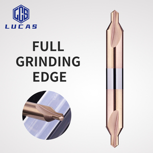 ठोस कार्बाइड 2 बांसुरी <span class=keywords><strong>cnc</strong></span> मशीन मिलिंग उपकरण केंद्र ड्रिल के लिए स्टील कार्बाइड केंद्र ड्रिल - Product Image 4