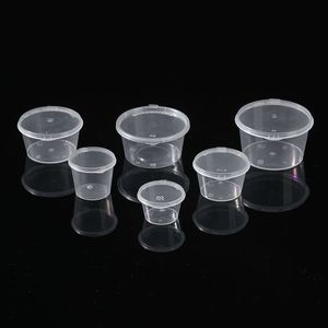 Gobelet à sauce en plastique PP transparent, jetable, recyclable, résistant aux micro-ondes et au congélateur, avec logo personnalisé OEM, pour usage domestique ou en restaurant - Product Image 3