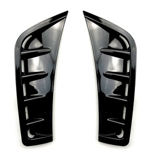 Mercedes-Benz GLC 2020+ Front Bumper Air Intake Blade Piano Black Plastic Modification Part Number 155 - Product Image 1