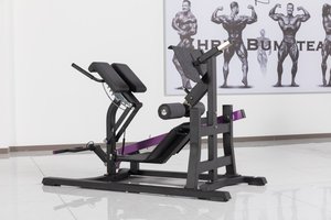 Macchina Commerciale Dual 45 per Estensione dell'Anca in Acciaio, Attrezzo da Palestra per Allenamento di Forza Gambe e Braccia con Funzione Petto e Schiena, a Carico Variabile - Product Image 5