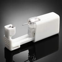 Lingchee Pistolet de Perçage Stérile Jetable Kit de Clous d'Oreilles Emballé sous Blister Outils pour Perçage de Cartilage, Tragus, Hélix, Nez