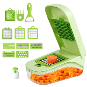 Coupe-légumes multifonctionnel en acier et PP pour la cuisine et le service – Vente en gros - Product Image 1