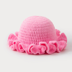 Handmade Độc Đáo Crochet Dệt Kim Xô Hat Cho Phụ Nữ Tuổi Teen Ngoài Trời Xù Họng Mùa Đông Beanie Mũ Lễ Hội Hat Cho Amazon - Product Image 3