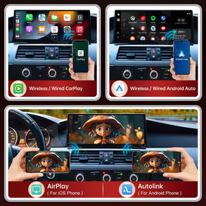 Écran tactile sans fil RoadTop <span class=keywords><strong>12</strong></span>,3 pouces ultra-fin CarPlay AndroidAuto pour <span class=keywords><strong>BMW</strong></span> Série 3 Série 5 E90 E92 E93 E60 E61 2005-2011 CCC CIC - Product Image 4