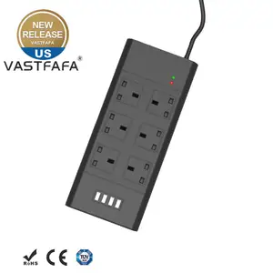 Vastfafa Electrical manufacturer pc fireproof material waterproof regular uk plug socket