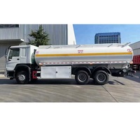 Camions Howo 6x4 d'occasion à faible entretien, camion-citerne à carburant, châssis 6x4, citerne stable pour le transport de pétrole en Afrique à vendre