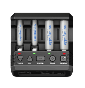 เครื่องชาร์จแบตเตอรี่ SKYRC NC2200 12V/2.0A 4 ช่อง สำหรับแบตเตอรี่ AA AAA พร้อมฟังก์ชั่นวิเคราะห์แบตเตอรี่ NiMH/NiCD ชาร์จเร็วแบบ Turbo  ปล่อยประจุและรีเฟรช  แบบ Private Mold น้ำหนัก 370 กรัม - Product Image 2