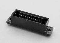 Connecteur de tiroir KEL FA SERIES FAS12-024, pas de 2,5 mm, plastique noir/cuivre