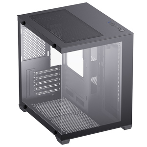 Snowman Tùy Chỉnh Màu Đen Matx Mini ITX Giữa Tháp Thiết Kế Đẹp PC Chơi Game Trường Hợp Với Kính Cường Lực Cho Máy Tính Để Bàn Game thủ - Product Image 5