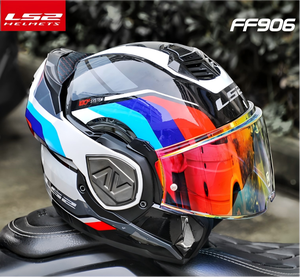Casco <span class=keywords><strong>Moto</strong></span> Integrale LS2 FF906 Scorpion 180 con Doppia Visiera Ribaltabile Posteriore, Adatto a Tutte le Stagioni - Product Image 6