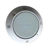 Projecteur LED mural GR 260 mm pour piscine, étanche IP68, rempli de résine, AC/DC 12V RGB, lampe subaquatique étanche en PC pour piscine, bassin, spa