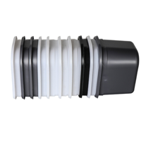 Boîte de rangement en plastique pour crème glacée en PP de qualité alimentaire certifiée, 2,5 L, avec couvercle