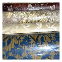 Liquidation Stock vente en gros tissu Jacquard Floral pour rideau de fenêtre tissu de canapé