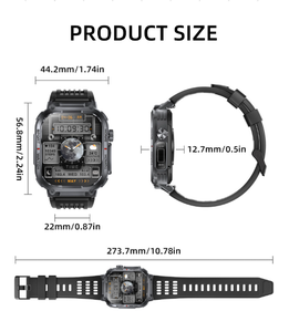 Nuevo Producto 2026 S320B Reloj Inteligente Deportivo para Exteriores, Brújula, Pantalla HD de 2.02 Pulgadas, Luces Dobles de Alto Brillo, Reloj Inteligente Resistente al Agua - Product Image 6