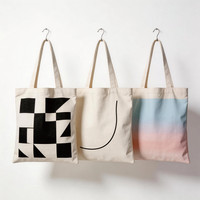 Bolsa de Lona de Algodón con Impresión Personalizada, Gran Capacidad, para Bodas y Fiestas, Venta Caliente