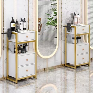 Kelly Barber Furniture Hair Salon Cabinet Multi-functional Shelving <b>Tool</b> Cabinet Salon <b>Stations</b> - Product Image 3