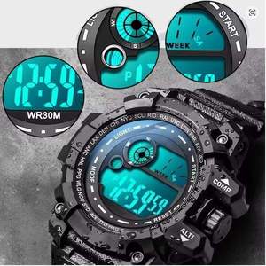 Orologio Sportivo di Lusso da <span class=keywords><strong>Uomo</strong></span> Digitale <span class=keywords><strong>e</strong></span> Analogico, Orologio Elettronico Sportivo con Display Digitale Luminoso - Product Image 3