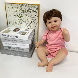 Piezas de muñeca <span class=keywords><strong>Reborn</strong></span> enorme y gorda pintada de 24 pulgadas, Pintura Realista Kodi, muñeca de bebé recién nacido hecha a mano, bebé <span class=keywords><strong>Reborn</strong></span> - Product Image 1