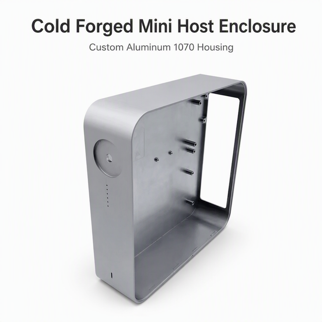 OEM ODM Cold Forged Aluminum 1070 Mini Host Enclosure Custom Mini PC Housing for Consumer Electronics