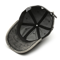Gorra de Béisbol Bordada con Logotipo Personalizado al por Mayor, Gorras de 6 Paneles de Algodón Lavado