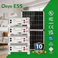 Batterie lithium Deye 51,2 V 100 Ah montée sur rack, pack de batteries lithium-ion LFP 5 kWh pour panneaux solaires