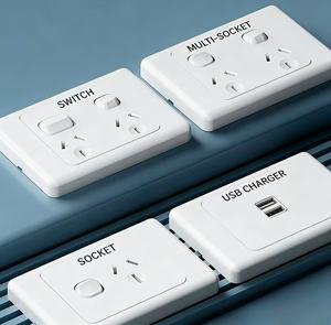 Painel de Interruptor e Tomada Tipo 118 Padrão Australiano Certificado SAA para Uso Doméstico, Externo e Tomada de Carregamento para RV na Austrália e Nova Zelândia - Product Image 6