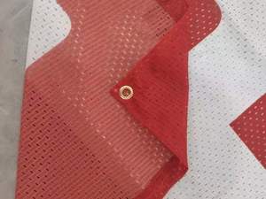 على جانب الطريق قماش إعلان سياج السكريم شبكة بوليستر راية - Product Image 5