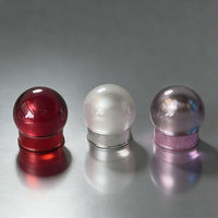 Flacon de sous-conditionnement en acrylique 15g, boîte de conditionnement en forme de bulbe, boîte à capsules, boîte à poudre, boîte de rangement pour nail art et bijoux, conditionnement d'essai