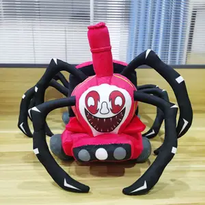 Choo-choo-figuras de acción de personajes de felpa, juguete de tren de la araña, tren de dibujos animados, juguete de peluche