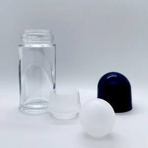 Offre Spéciale – Flacon Roll-on en Verre Transparent de 50 ml, Forme Boule Géante, avec Bouchon <span class=keywords><strong>à</strong></span> Vis, Flacon Vide pour Huiles Essentielles et Parfums - Product Image 4