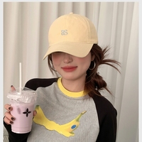 Gorra de Béisbol Ajustable de 6 Paneles, Estilo Deportivo Coreano, con Letras Personalizables, Logotipo Bordado, Transpirable, Impermeable, Protección Solar para Exteriores