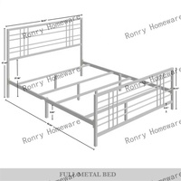 Cadre de lit métallique pour dortoir, extensible, pliable, minimaliste, lit mezzanine pour adultes, taille personnalisable, hôtel