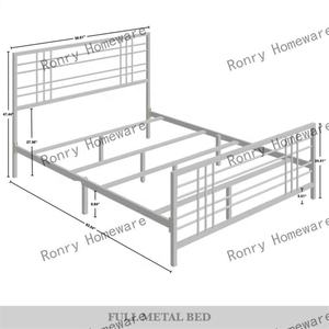Cadre de lit en métal Dortoir Lit mezzanine solide et bon marché pour adultes Lit de jardinière en métal corten extra large en acier - Product Image 6