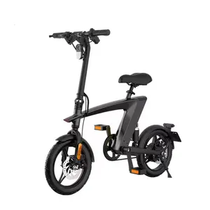 Bicicleta eléctrica de 14 pulgadas para mujer, bicicleta eléctrica inteligente para Ciudad y carretera, bicicleta eléctrica europea con precio para hombres y niños, TORQUE Unisex 10 - 20ah T1