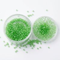Polierte, Langlebige, Umweltfreundliche, Elegante 4mm Facettierte Diamant-Ähnliche Doppelspitzen-Perlen für Schmuckherstellung, Stickerei und DIY-Handwerk