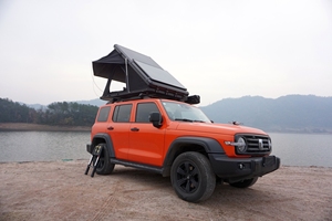 Tente de toit rigide triangulaire étanche pour 2-3 personnes, idéale pour le camping et l'aventure tout-terrain, modèle RCT0101, en vente en gros. - Product Image 3