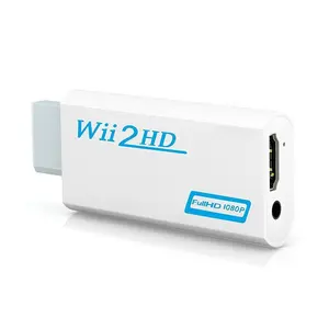for Wii to HDMI-compatible Adapter Converter Support Full HD 720P 1080P 3.5mm Audio Wii2HDMI Adapter for HDTV